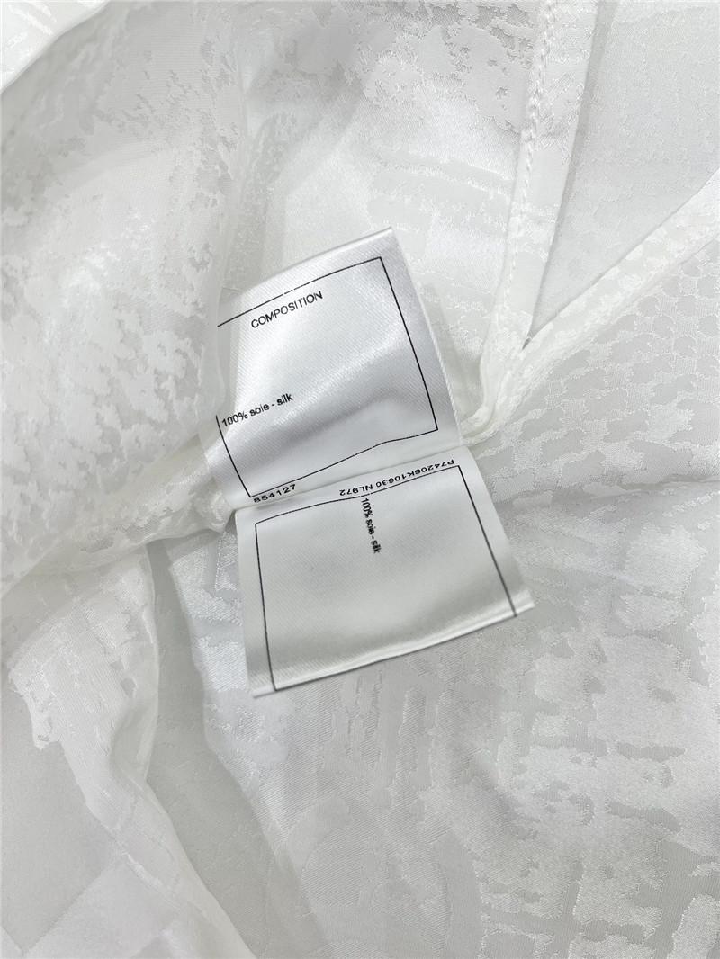 Ch**el silk jacquard shirt