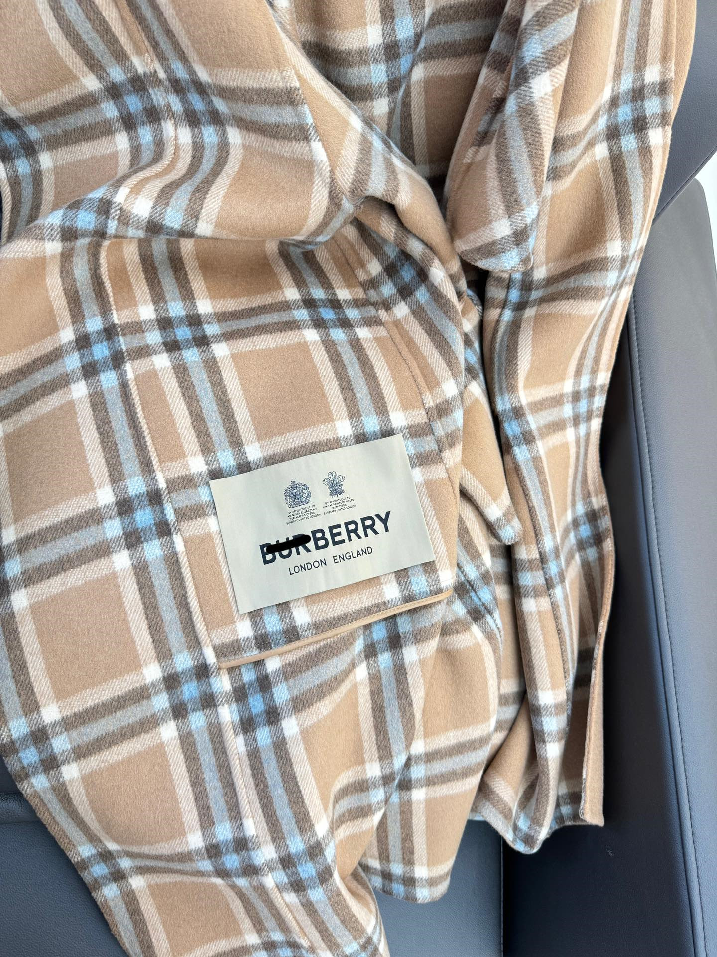 Bv*b*rry reversible wool coat