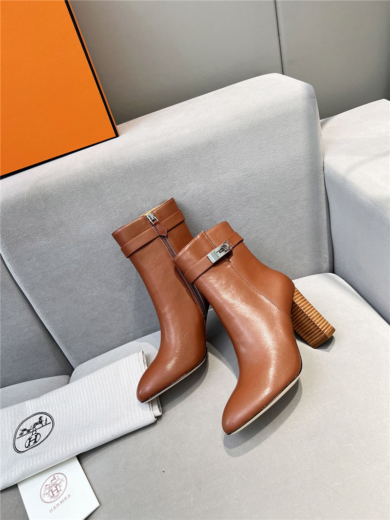 H**me5 saint germain women’s ankle boot in brown