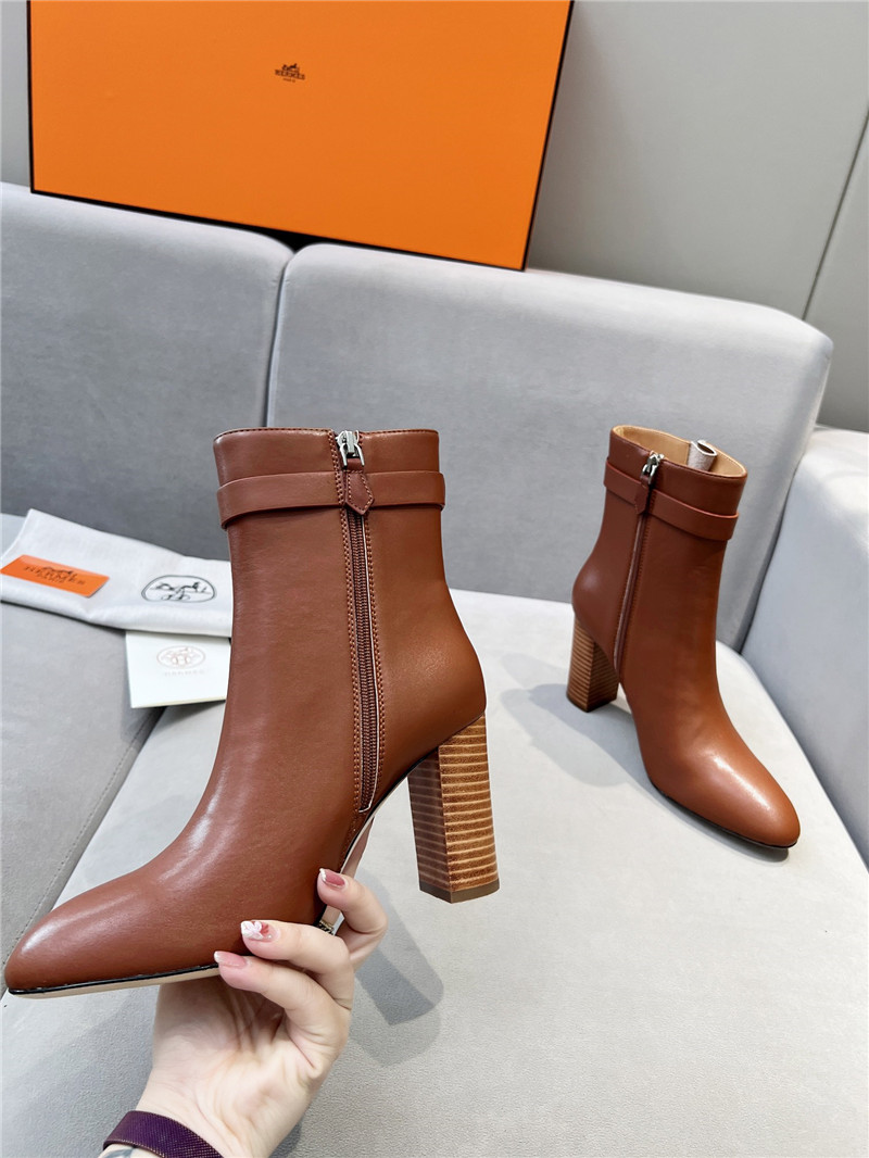 H**me5 saint germain women’s ankle boot in brown