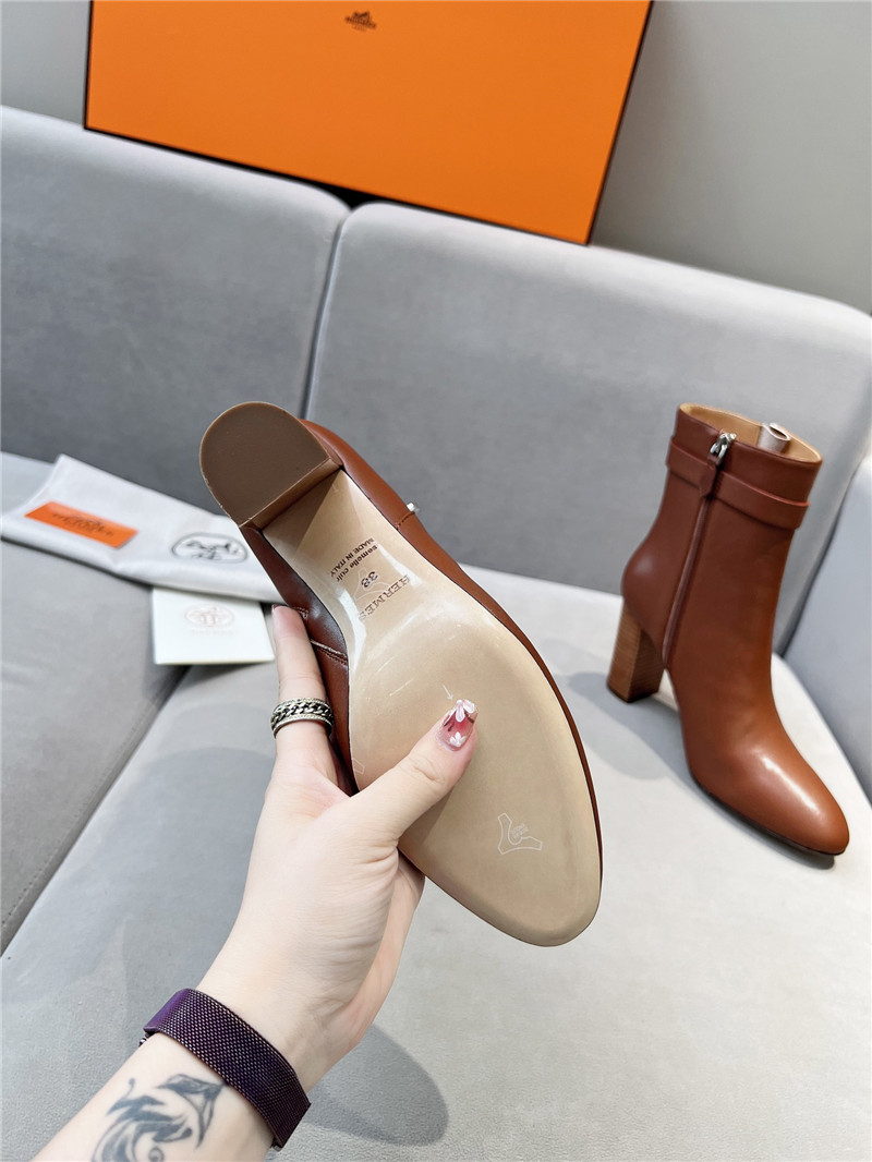 H**me5 saint germain women’s ankle boot in brown