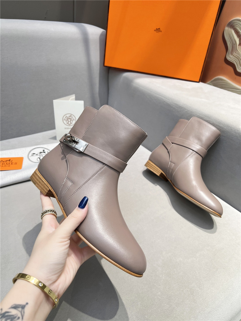 H**me5 neo gray women’s ankle boots