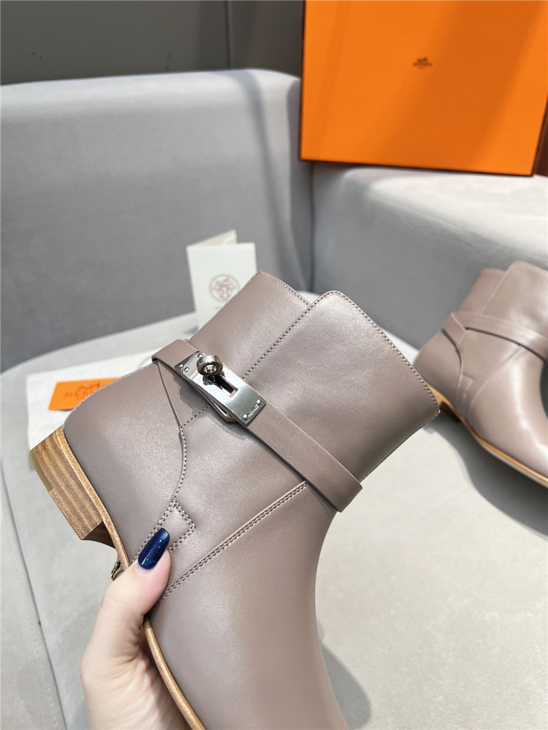 H**me5 neo gray women’s ankle boots