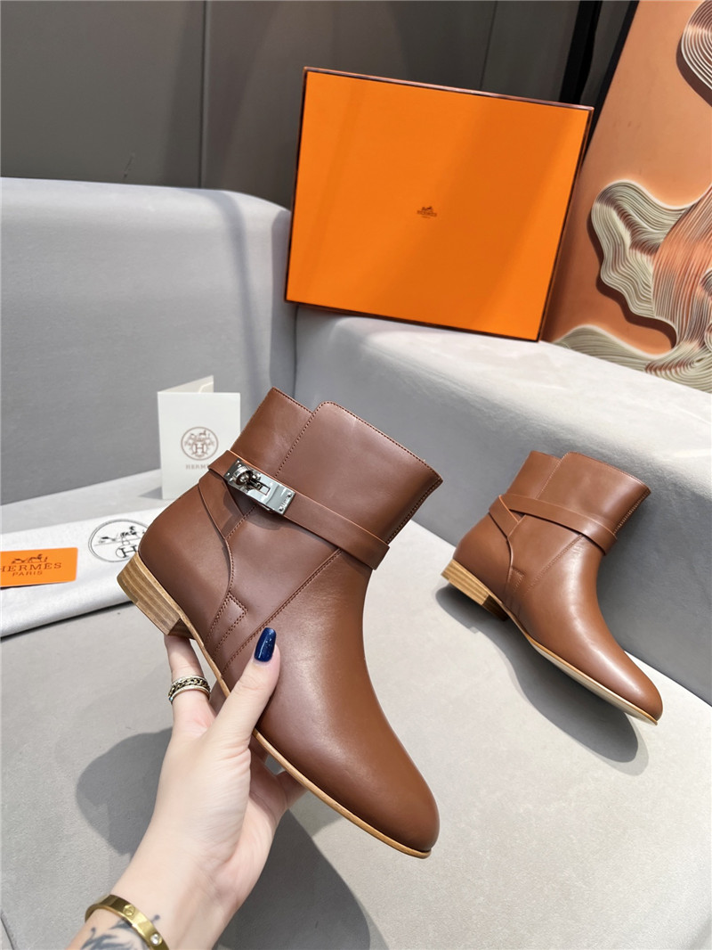 H**me5 neo brown women’s ankle boots
