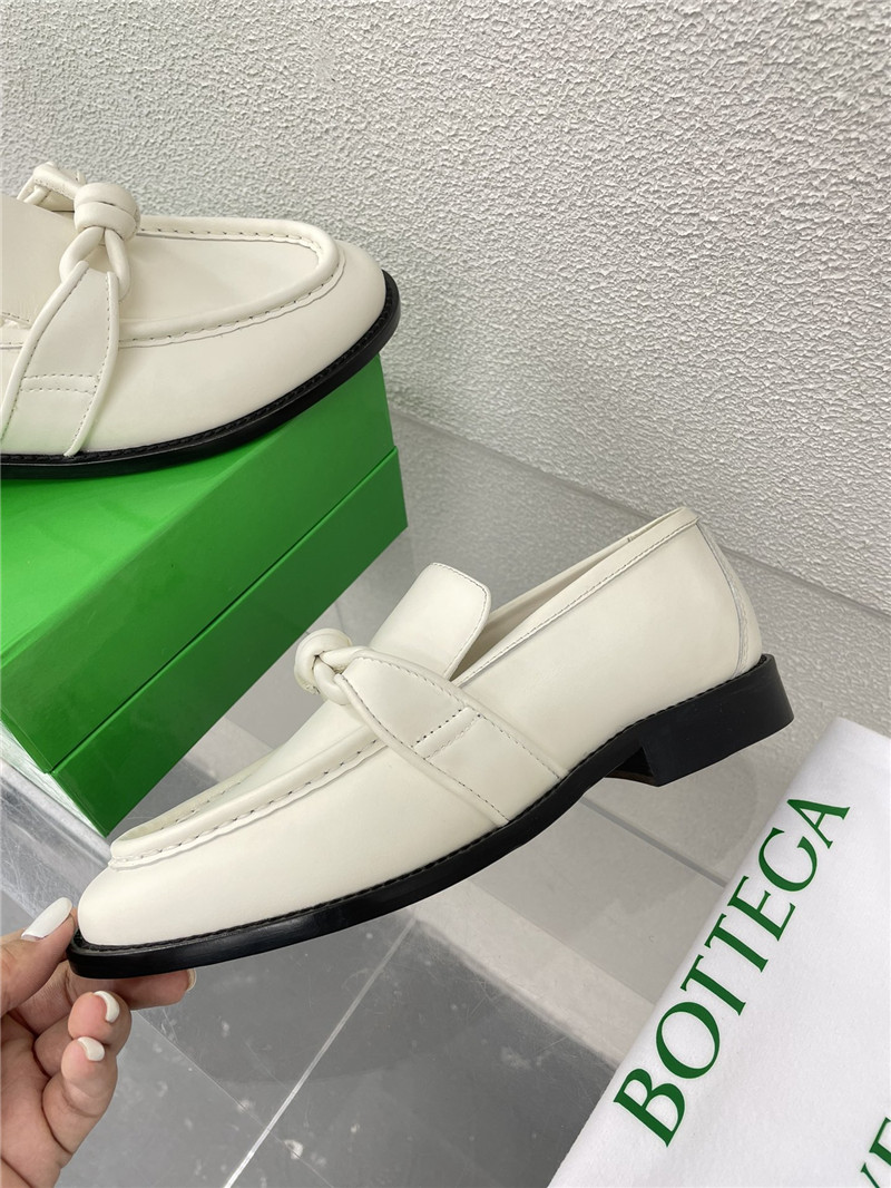 b0tt*ga Ven*ta astaire loafer in white calfskin