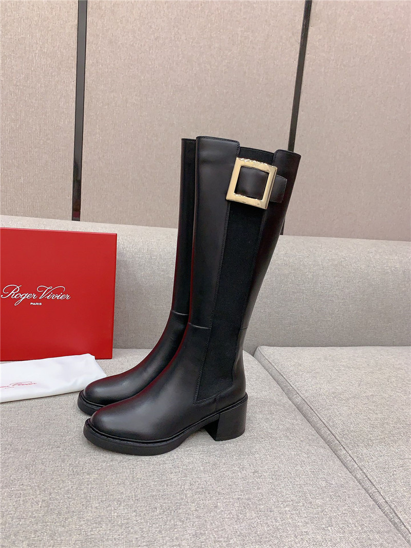 Roger Vivier Viv Rangers Knee-High Boots
