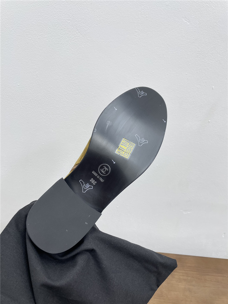 Ch**el suede zip mid-calf boots