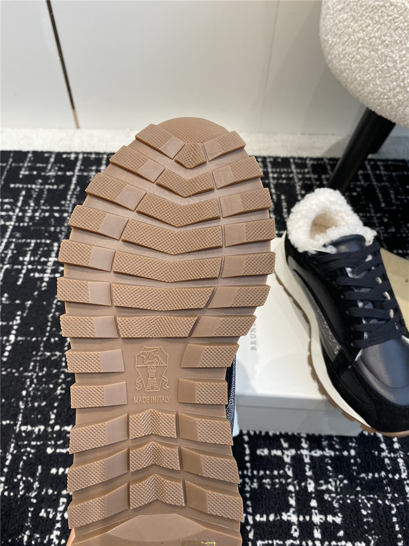 BC Wool Monili Beads Suede Sneakers