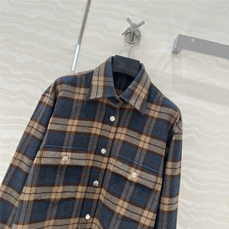 Pra*a preppy cropped shirt