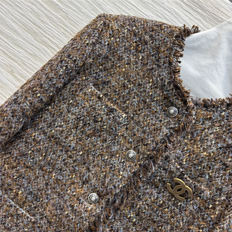 Ch**el wool tweed coat