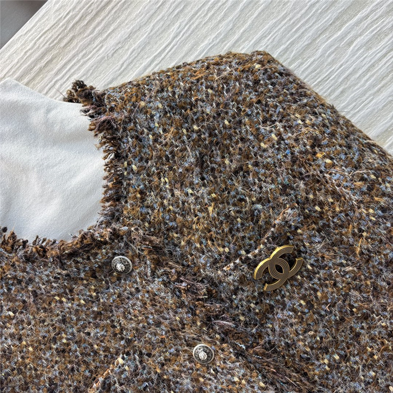 Ch**el wool tweed coat