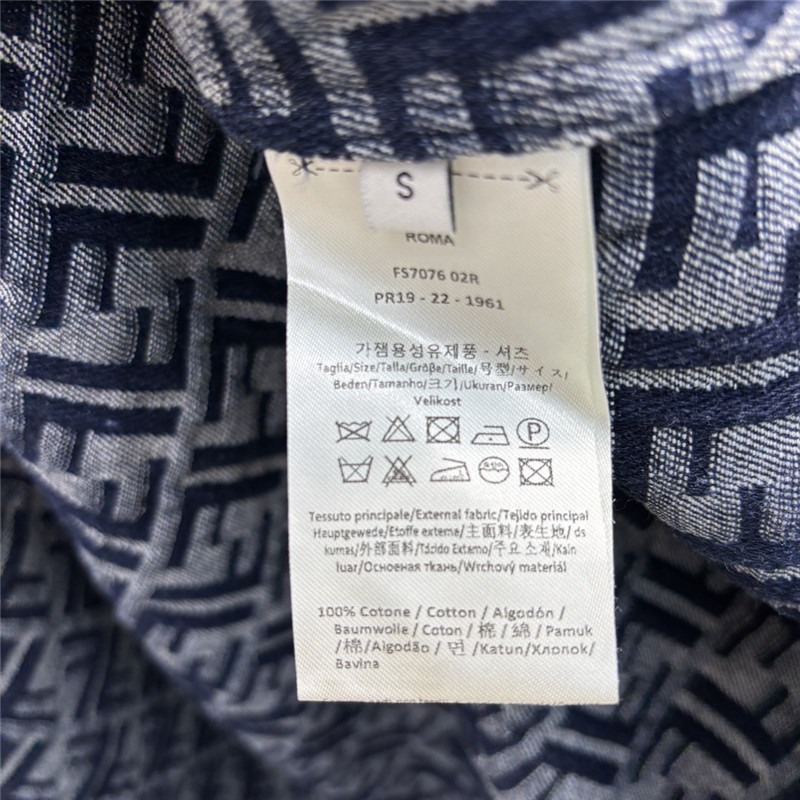 F**di denim vest skirt