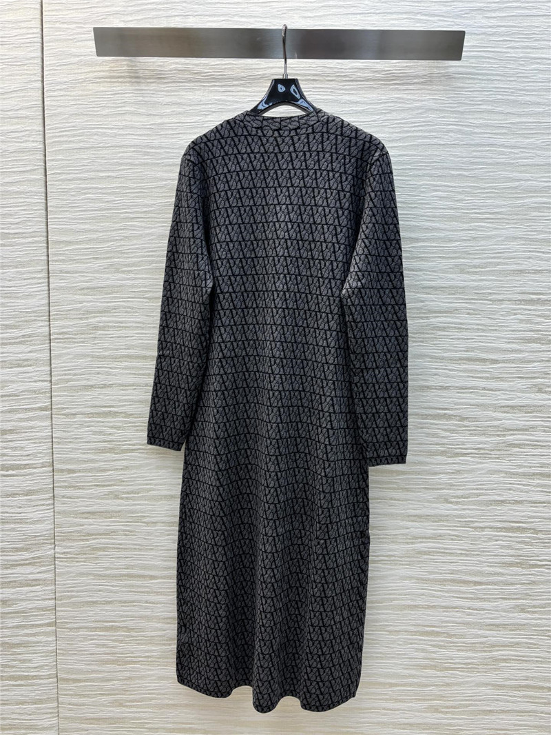 Va1e*ntin0 black toile iconographe cardigan dress
