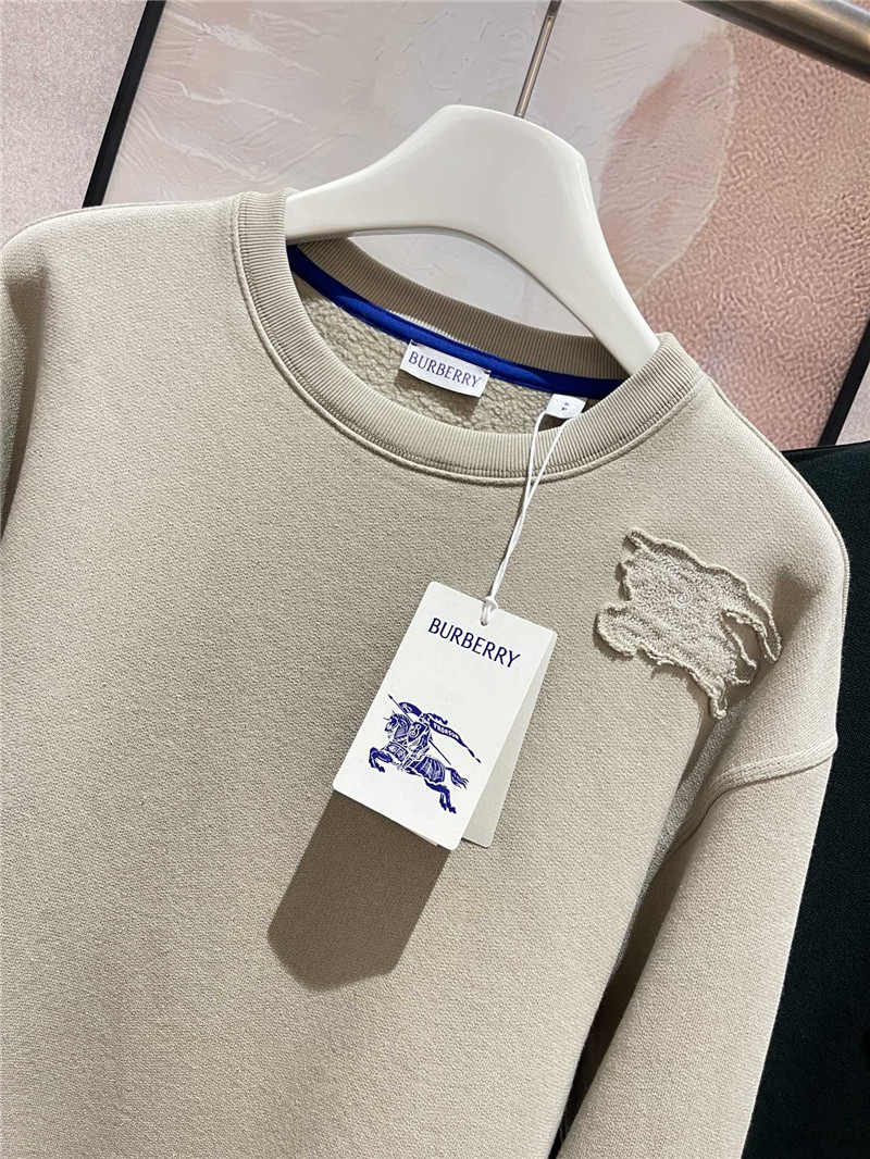 Bv*b*rry crocodile patch sweatshirt grey