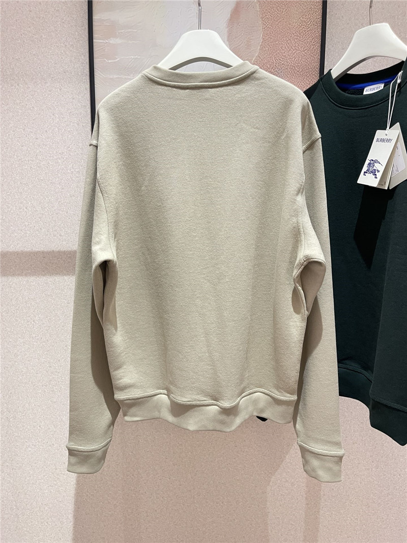 Bv*b*rry crocodile patch sweatshirt grey