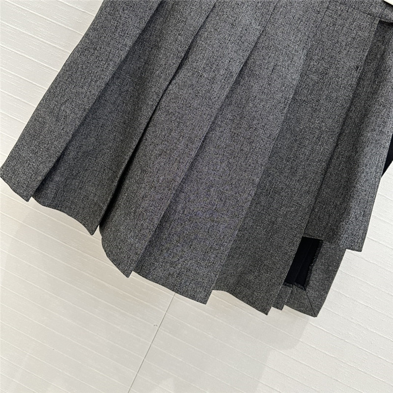 D10r metal buttoned skirt