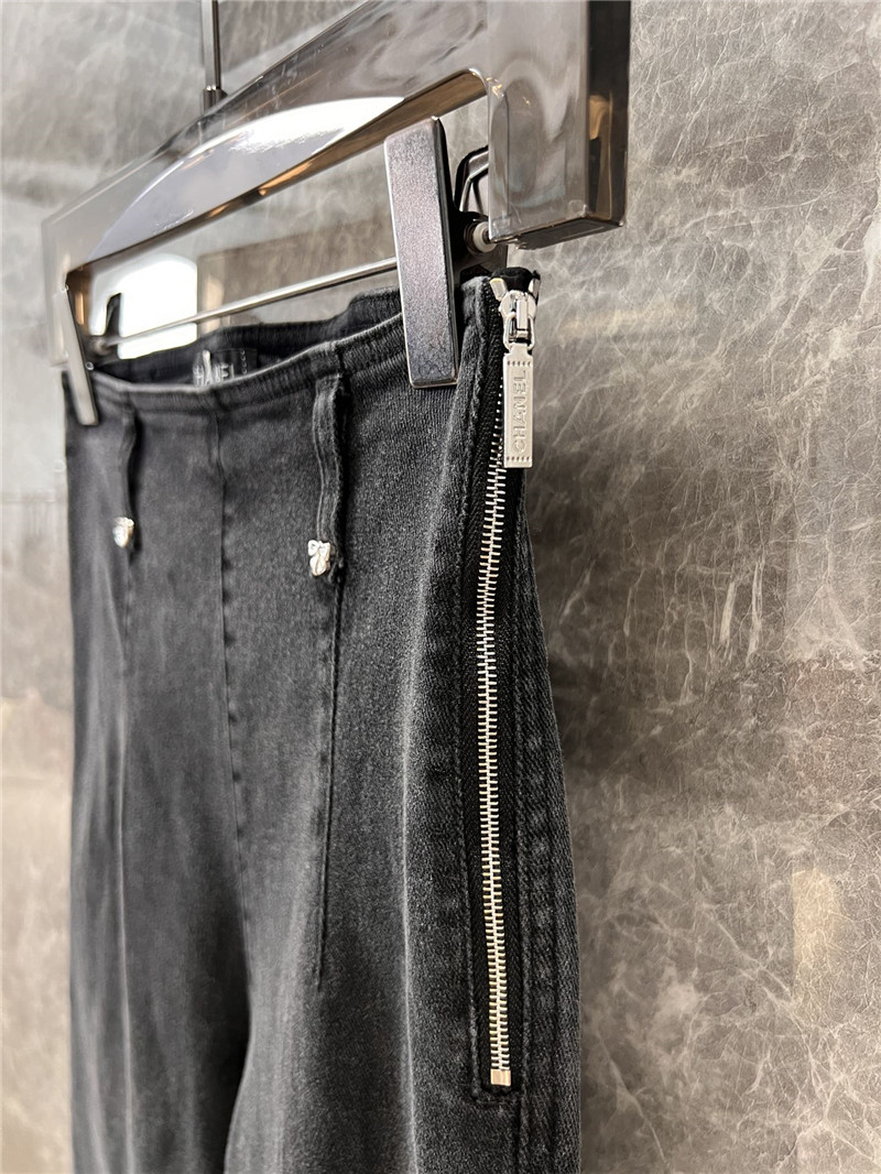 Ch**el side zip jeans