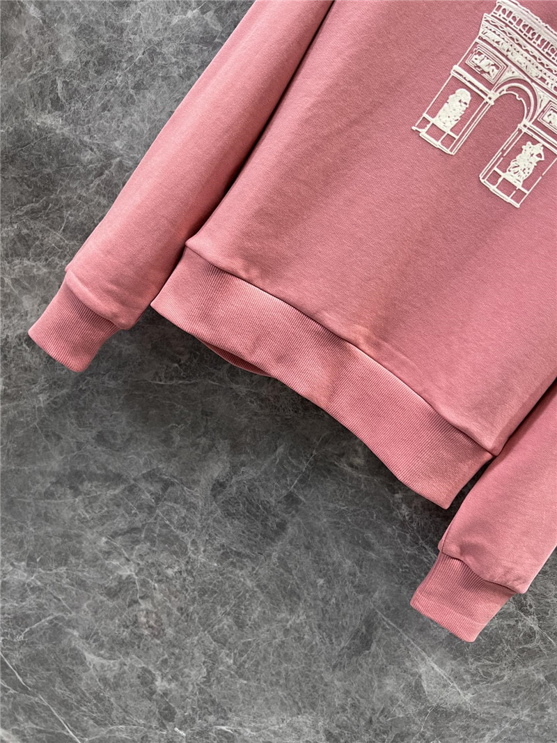 Ce1i*e triomphe cotton fleece sweatshirt pink