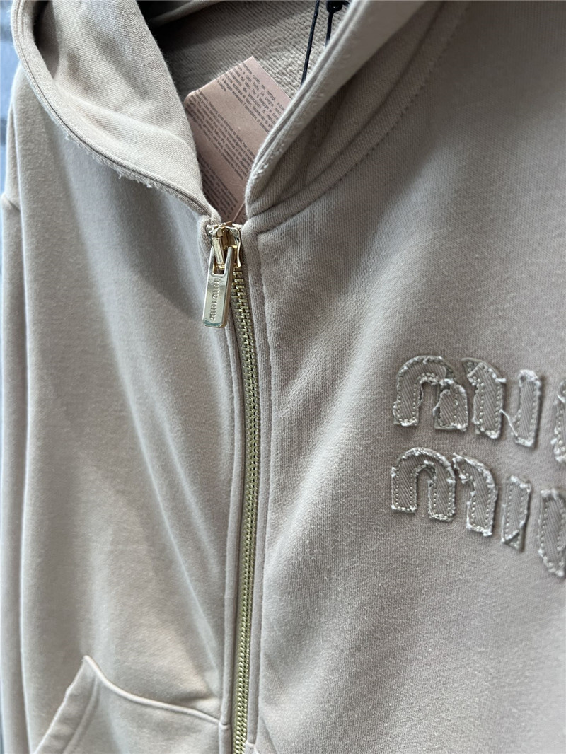 M1um1u zipper jacket