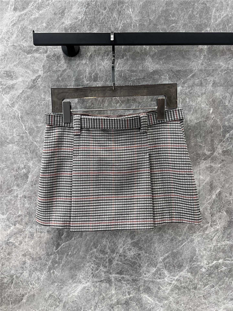 M1um1u preppy pleated skirt