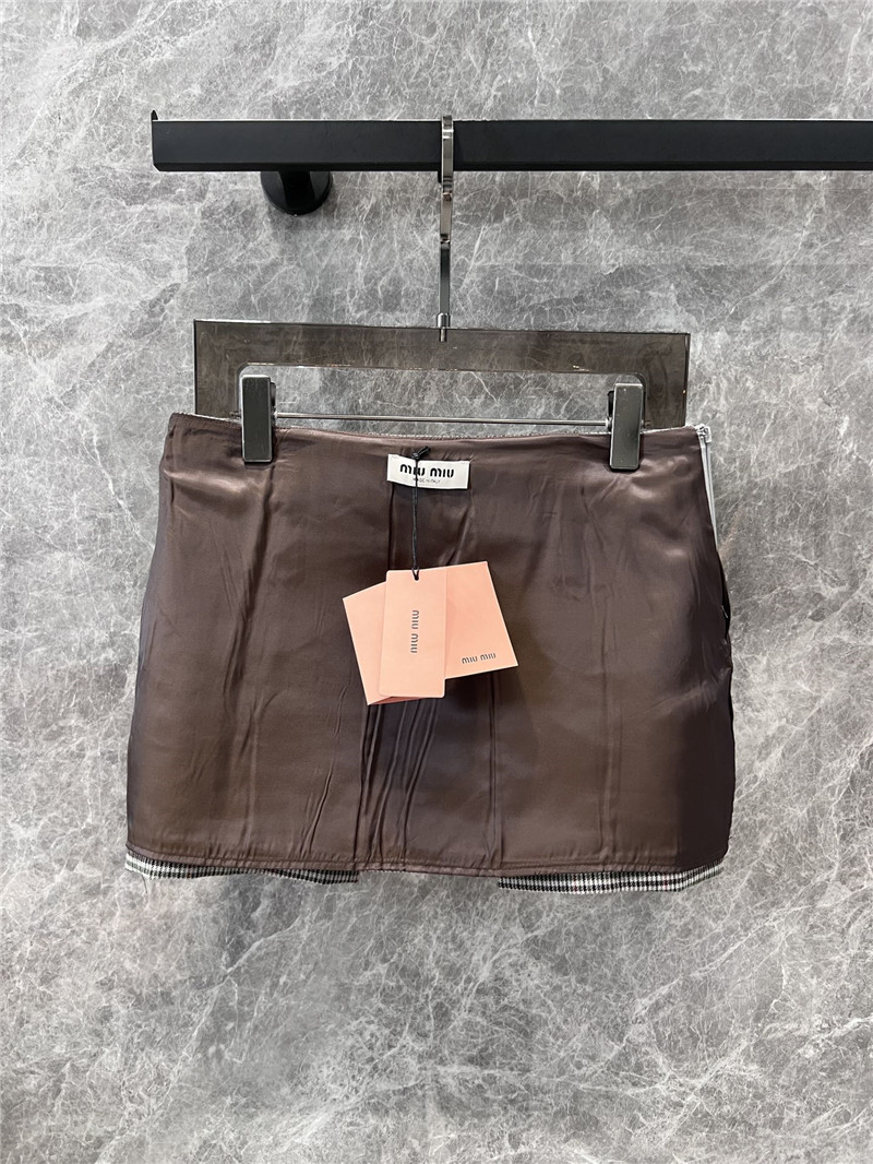 M1um1u preppy pleated skirt