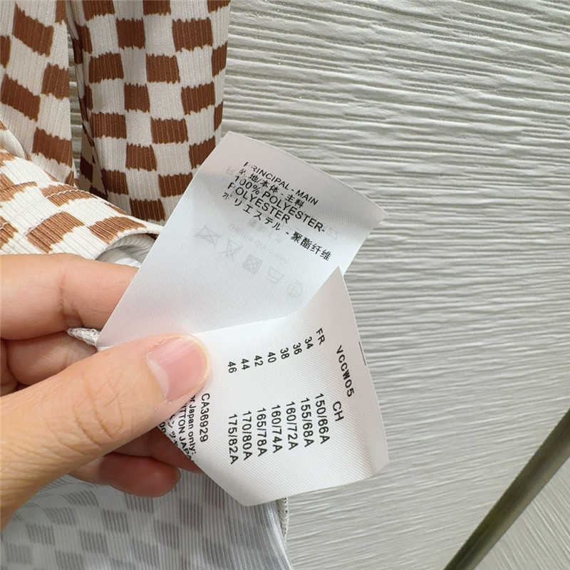 l0vis Vvtt0n lv checkerboard top