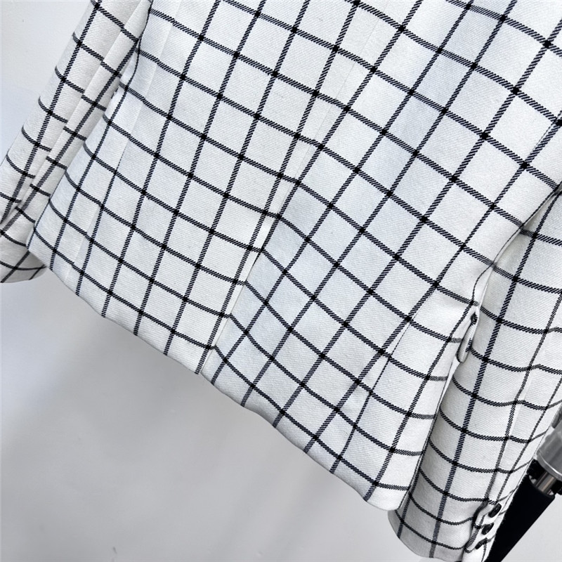 D10r plaid suit jacket