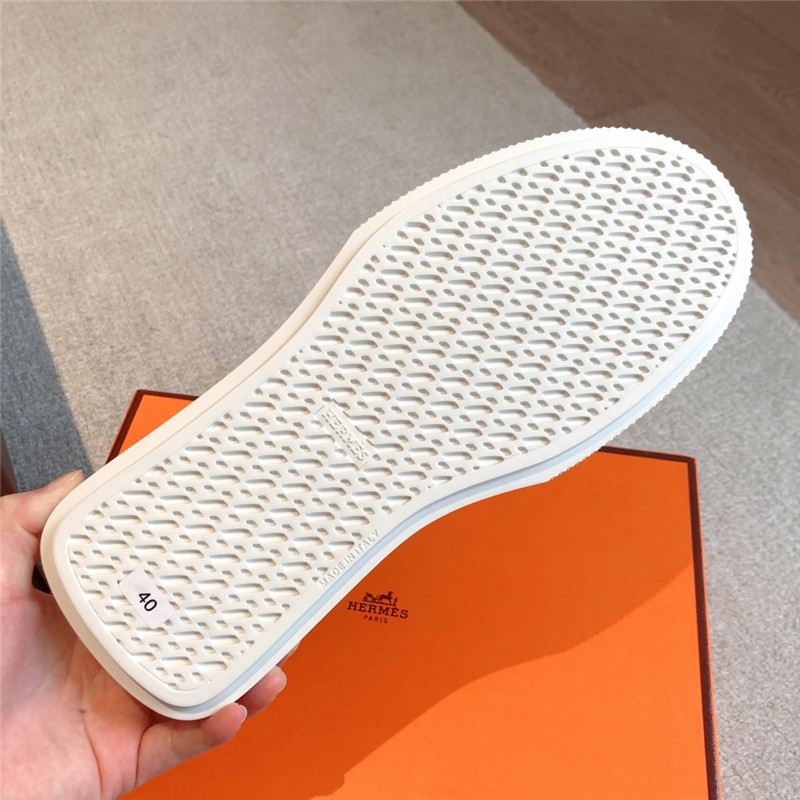 H**me5 brown slip-on sneaker