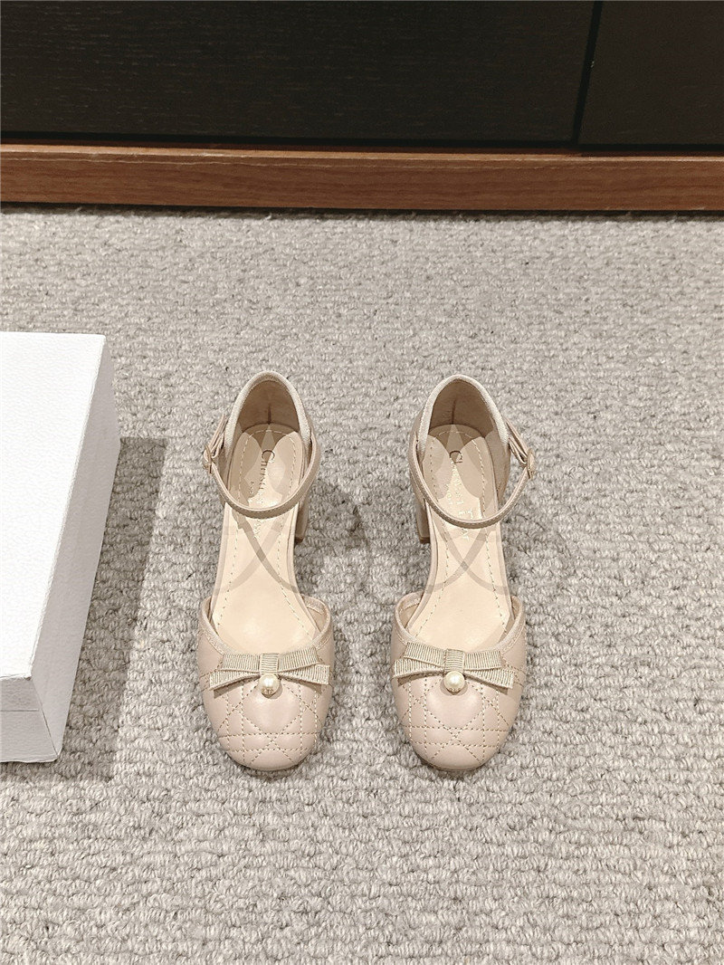 D10r nude ballet pumps quilted cannage calfskin