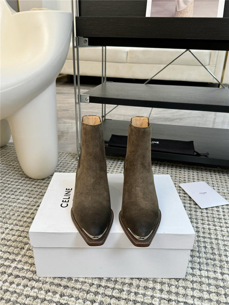 Ce1i*e western suede boot for women