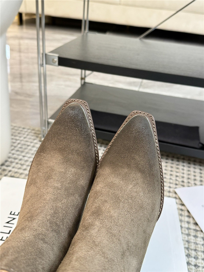 Ce1i*e western suede boot for women