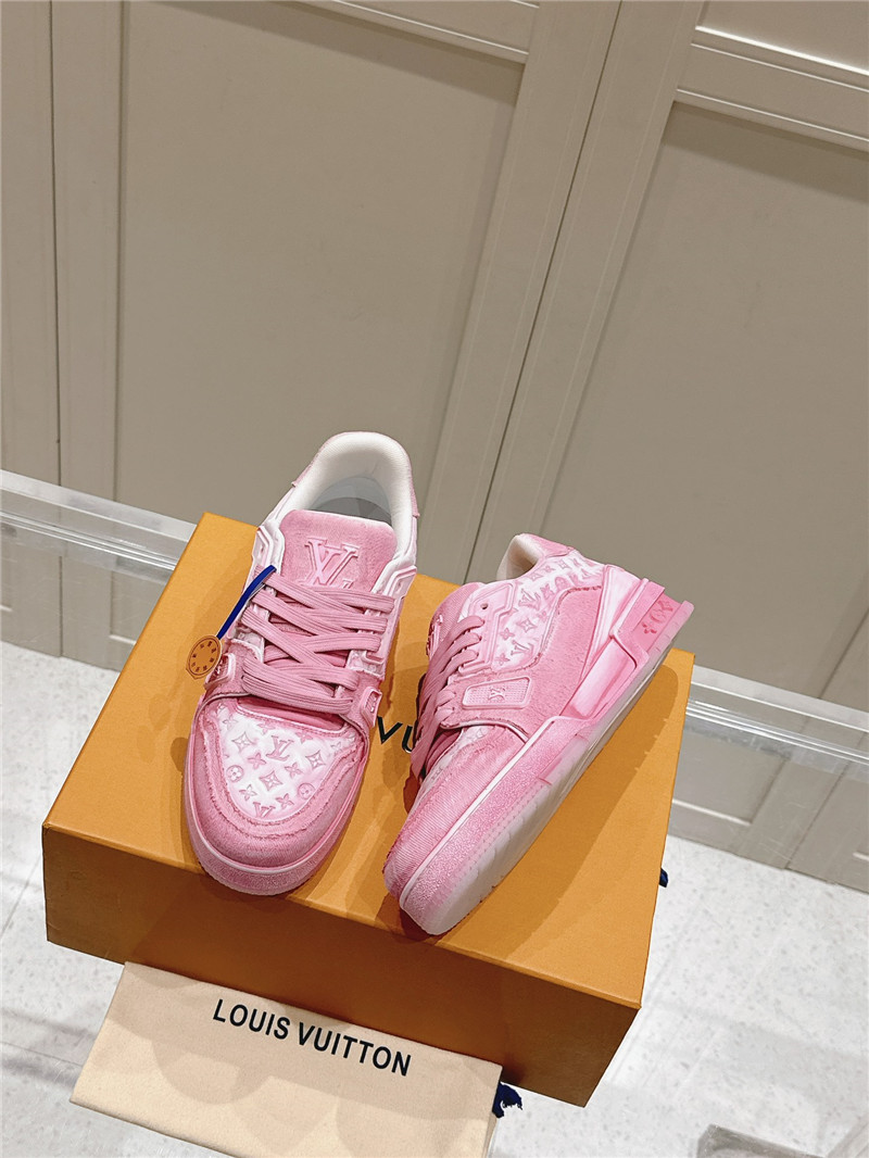 l0vis Vvtt0n lv trainer sneaker rose red