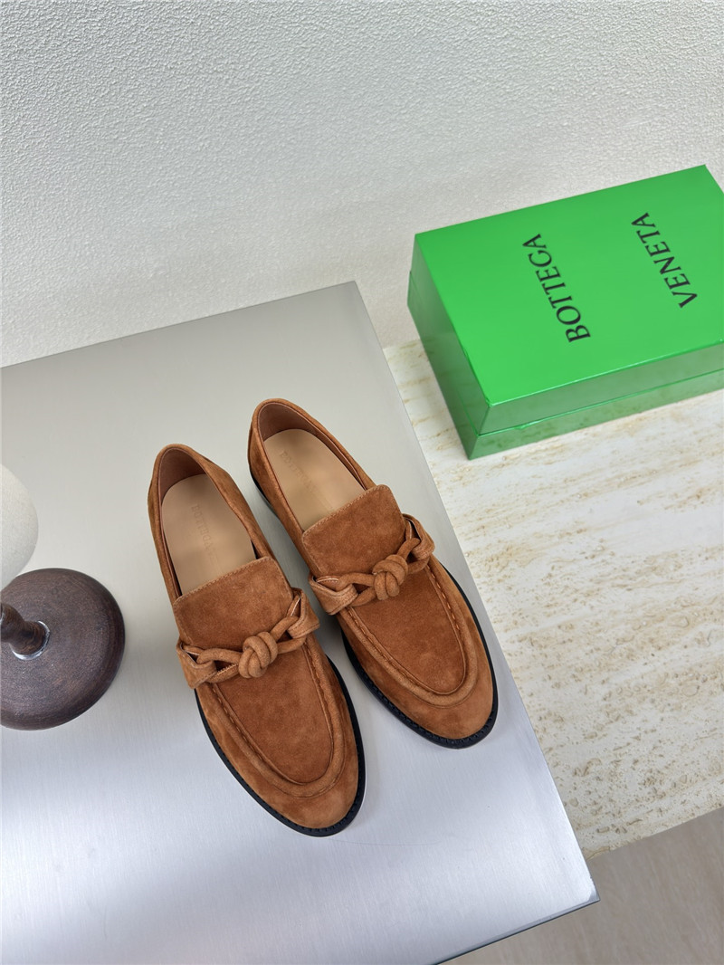 b0tt*ga Ven*ta astaire loafer in caramel suede