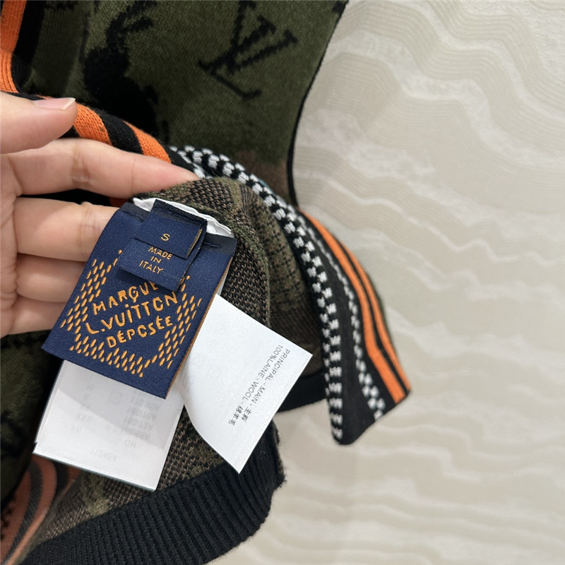 l0vis Vvtt0n lv jacquard pattern vest