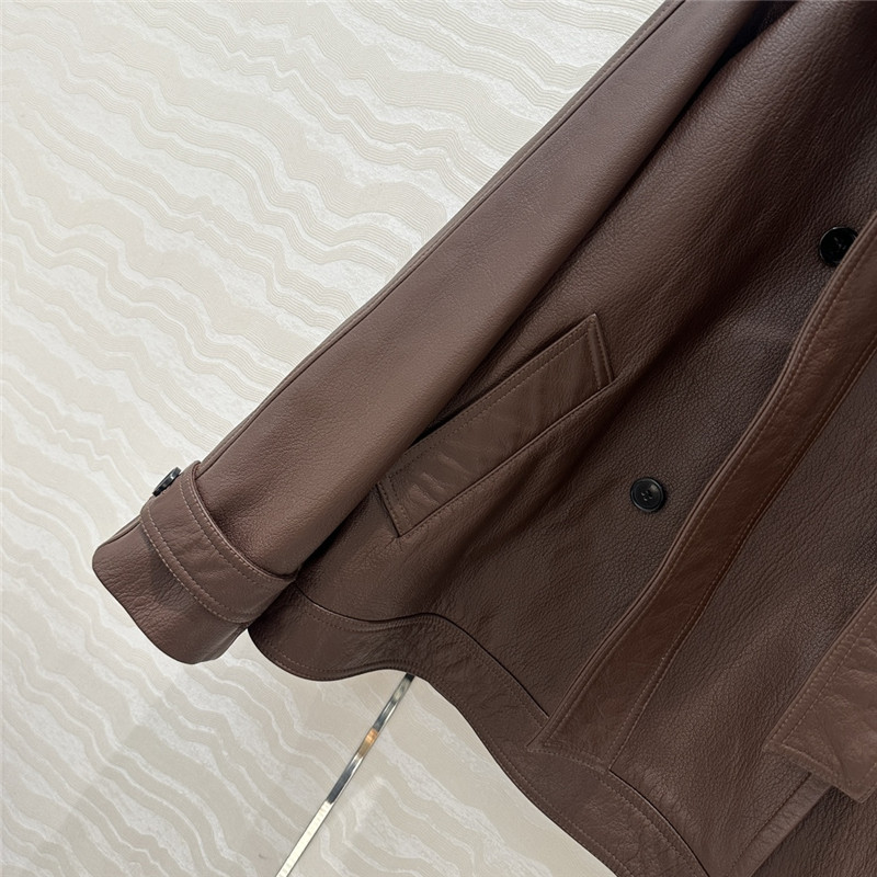 L0ew* stylish leather jacket