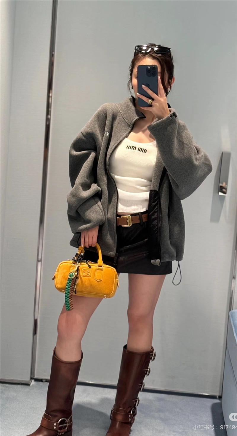 M1um1u wool casual jacket