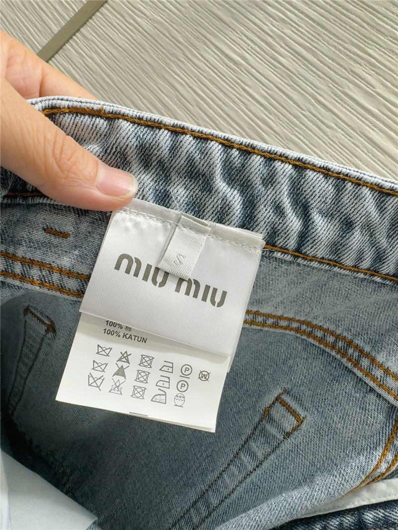 M1um1u denim jeans