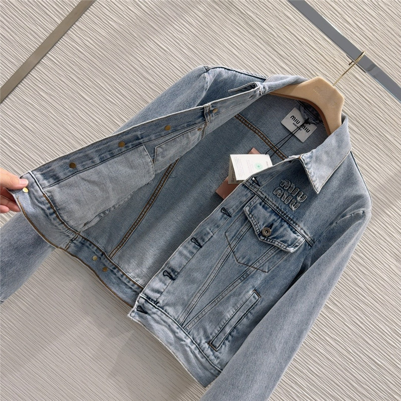 M1um1u denim jacket