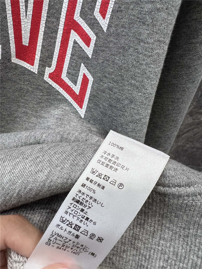Ce1i*e logo cotton jersey sweatshirt grey