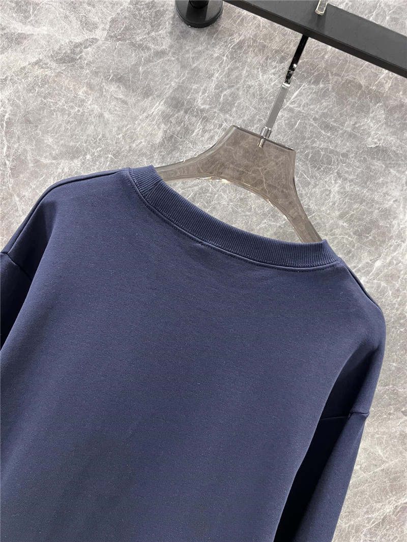 Ce1i*e logo cotton jersey sweatshirt in navy