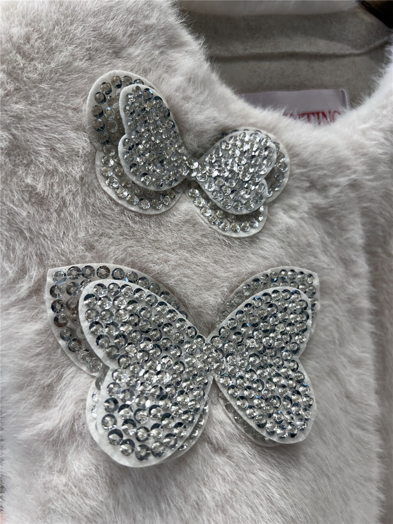 Va1e*ntin0 shearling vest jacket