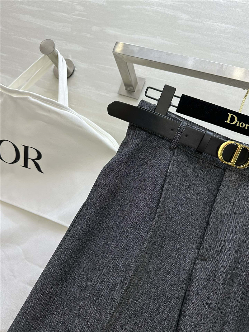 D10r belted straight-leg trousers