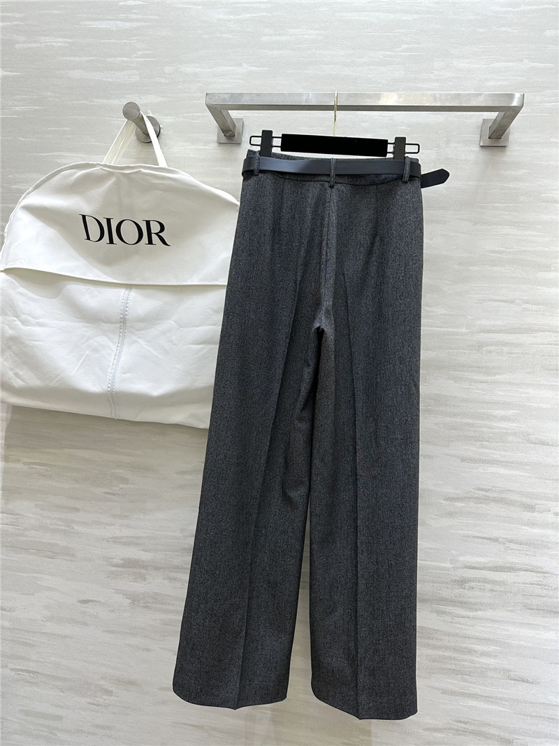 D10r belted straight-leg trousers