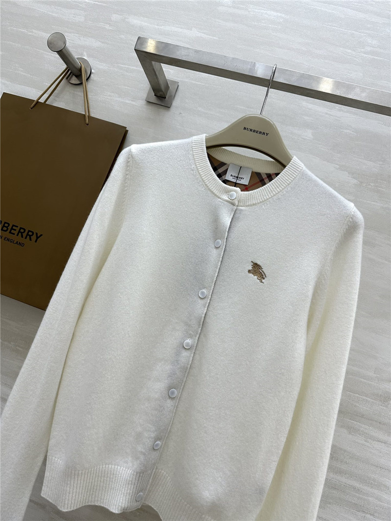 Bv*b*rry contrast plain cardigan in white