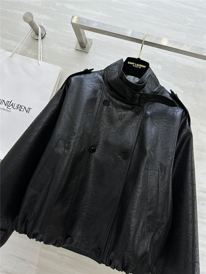 Y51 pleated trench coat