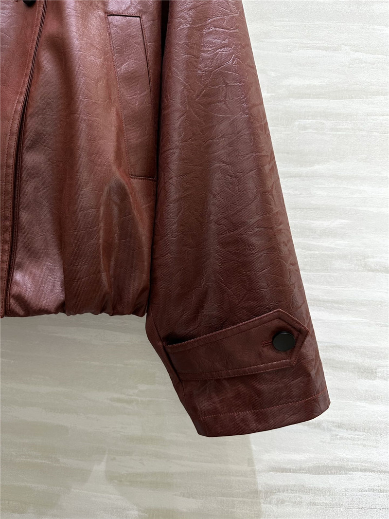 Y51 pleated trench coat