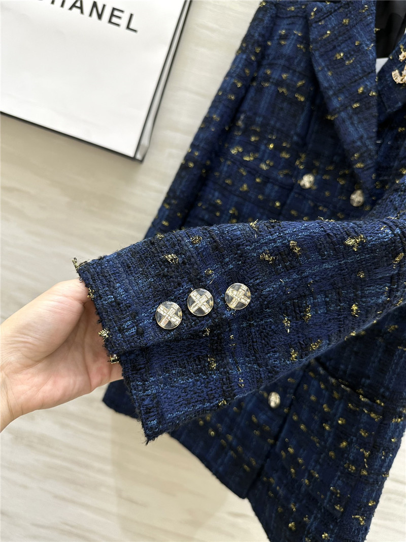 Ch**el woven mid-length coat