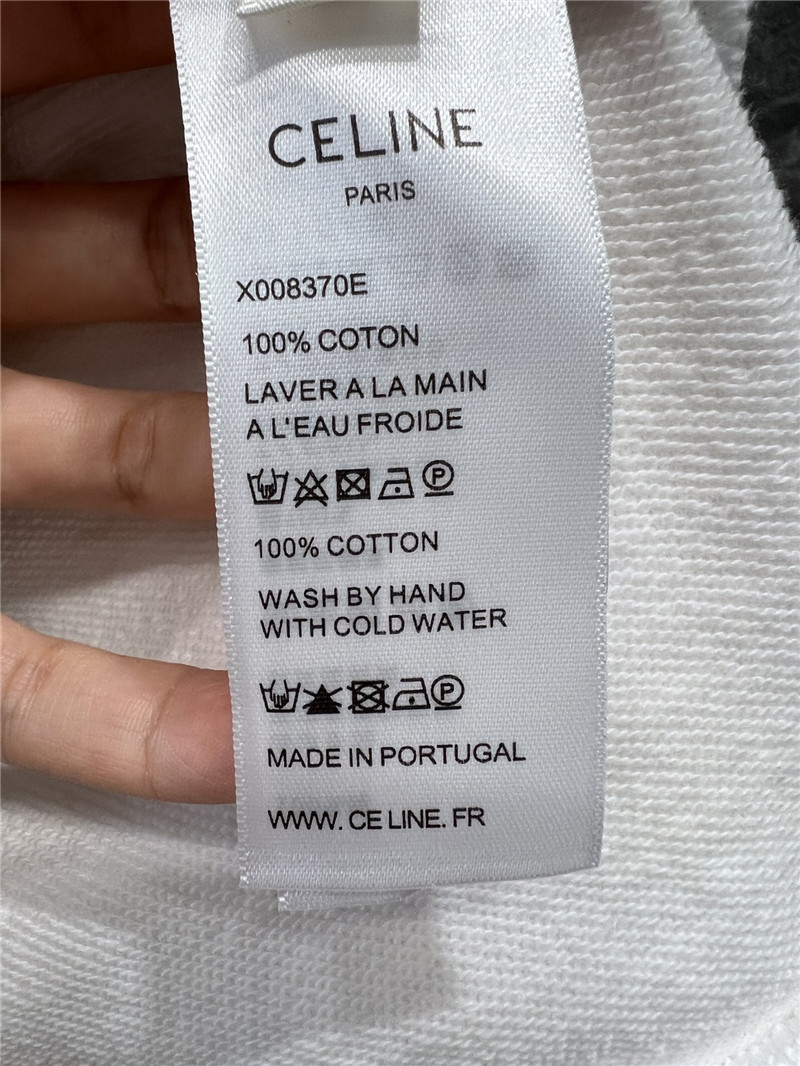 Ce1i*e loose cotton fleece hoodie in white