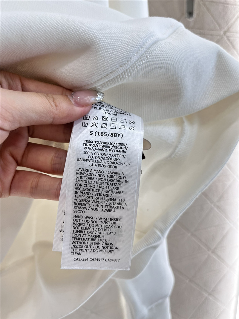 Gvc*1 cotton hooded sweatshirt white