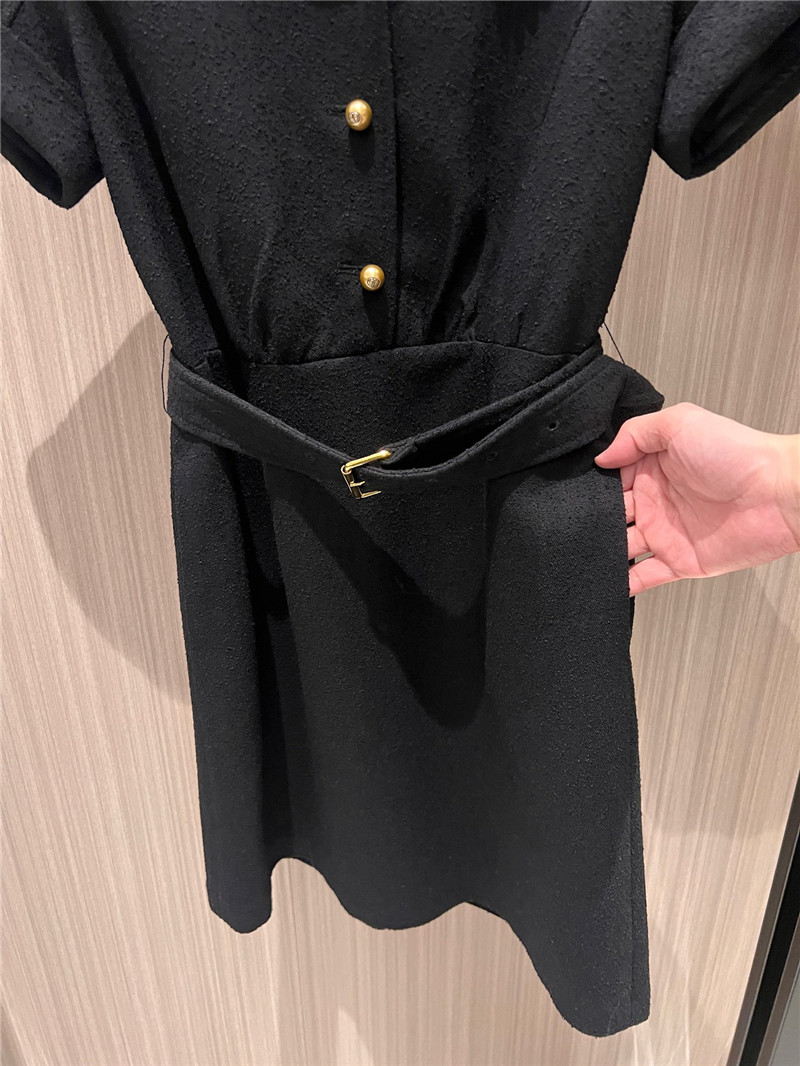 D10r rolled sleeve dress